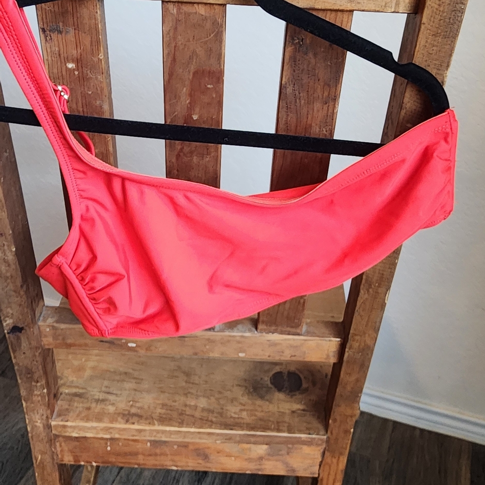 Vibrant Red Bikini Top